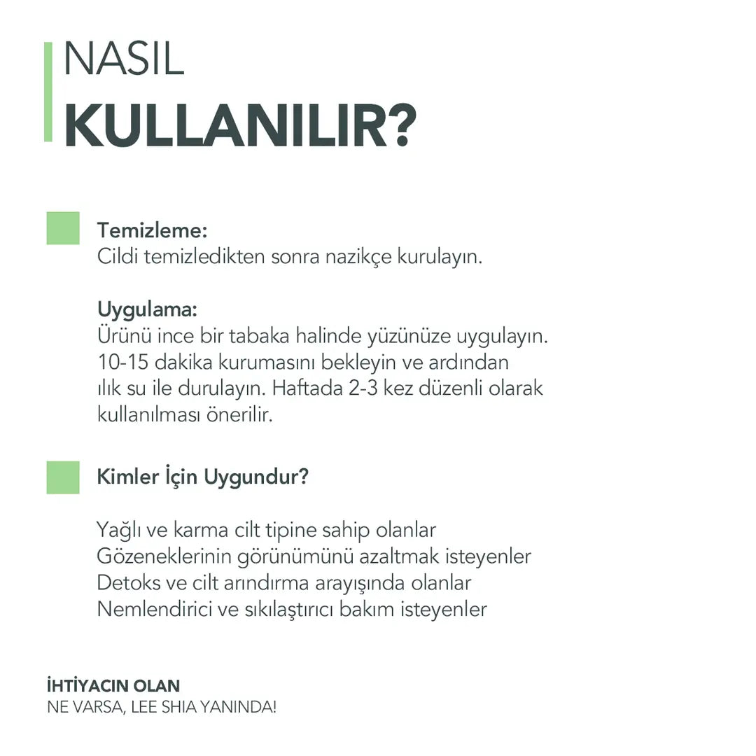Gözenek Sıkılaştırıcı Detoks Maske 10x6gr