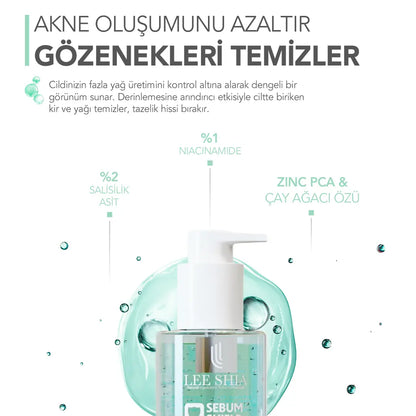 Sebum Shield Yüz Temizleme Jeli 200 ml - Yağlı Cilt için
