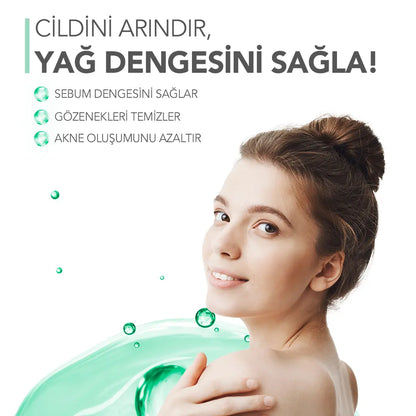 Sebum Shield Yüz Temizleme Jeli 200 ml - Yağlı Cilt için