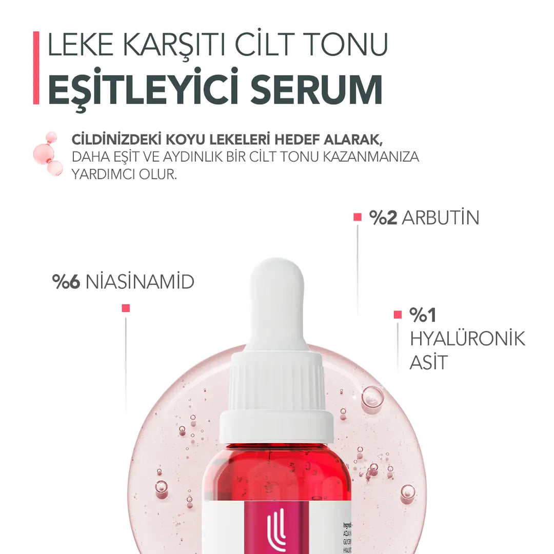 Leke Karşıtı Cilt Tonu Eşitleyici Serum 30 ml