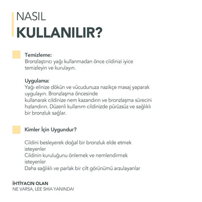 Yoğun Bronzlaştırıcı Yağ 150 Ml